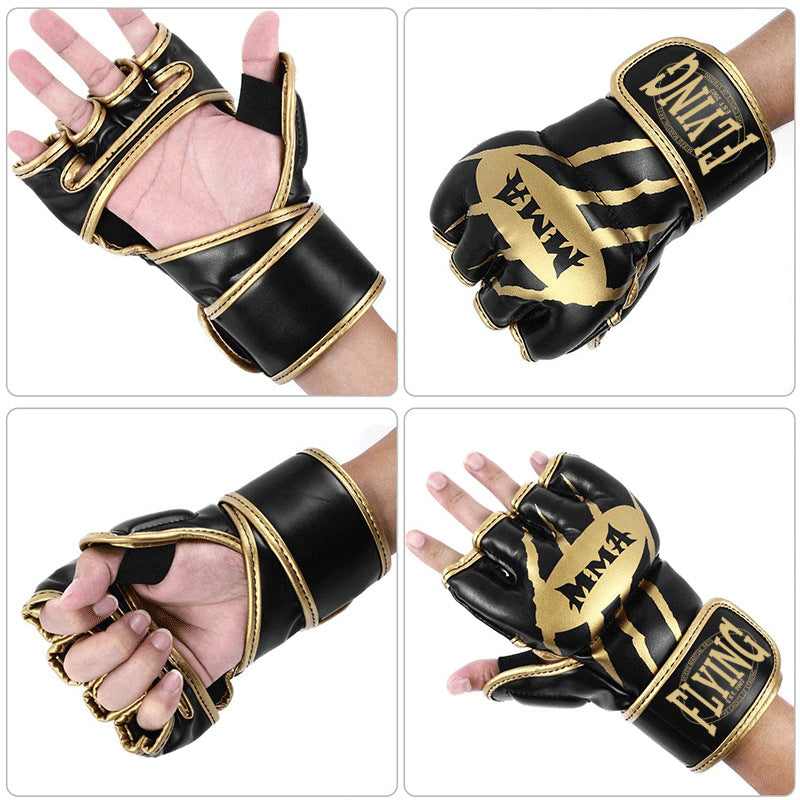 MMA Boxing Sanda Split Fighting Gloves by GearHead