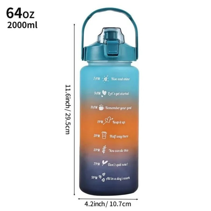 2L Hydration Bottle with Straw by GearHead